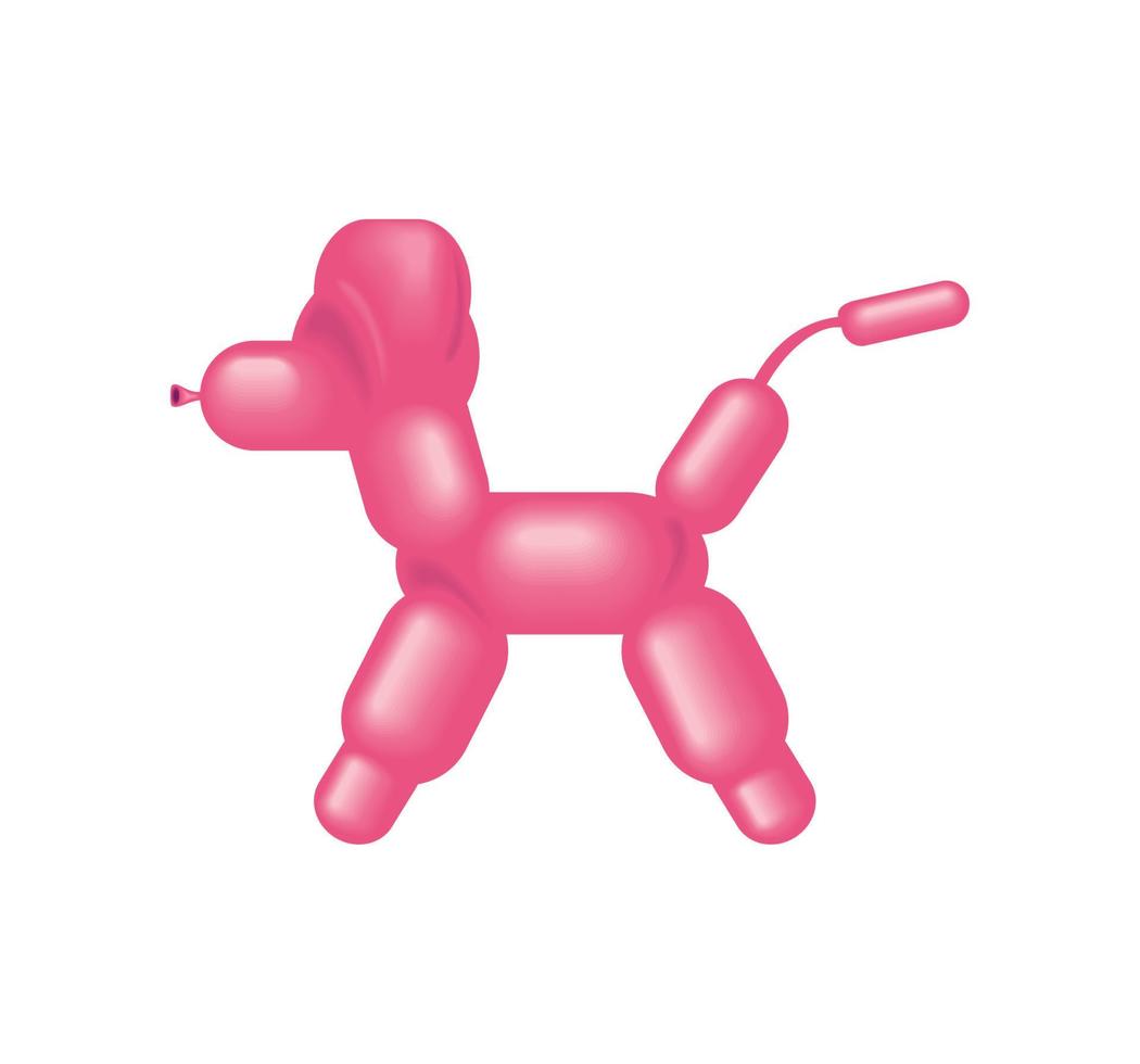 dog balloon animal vector