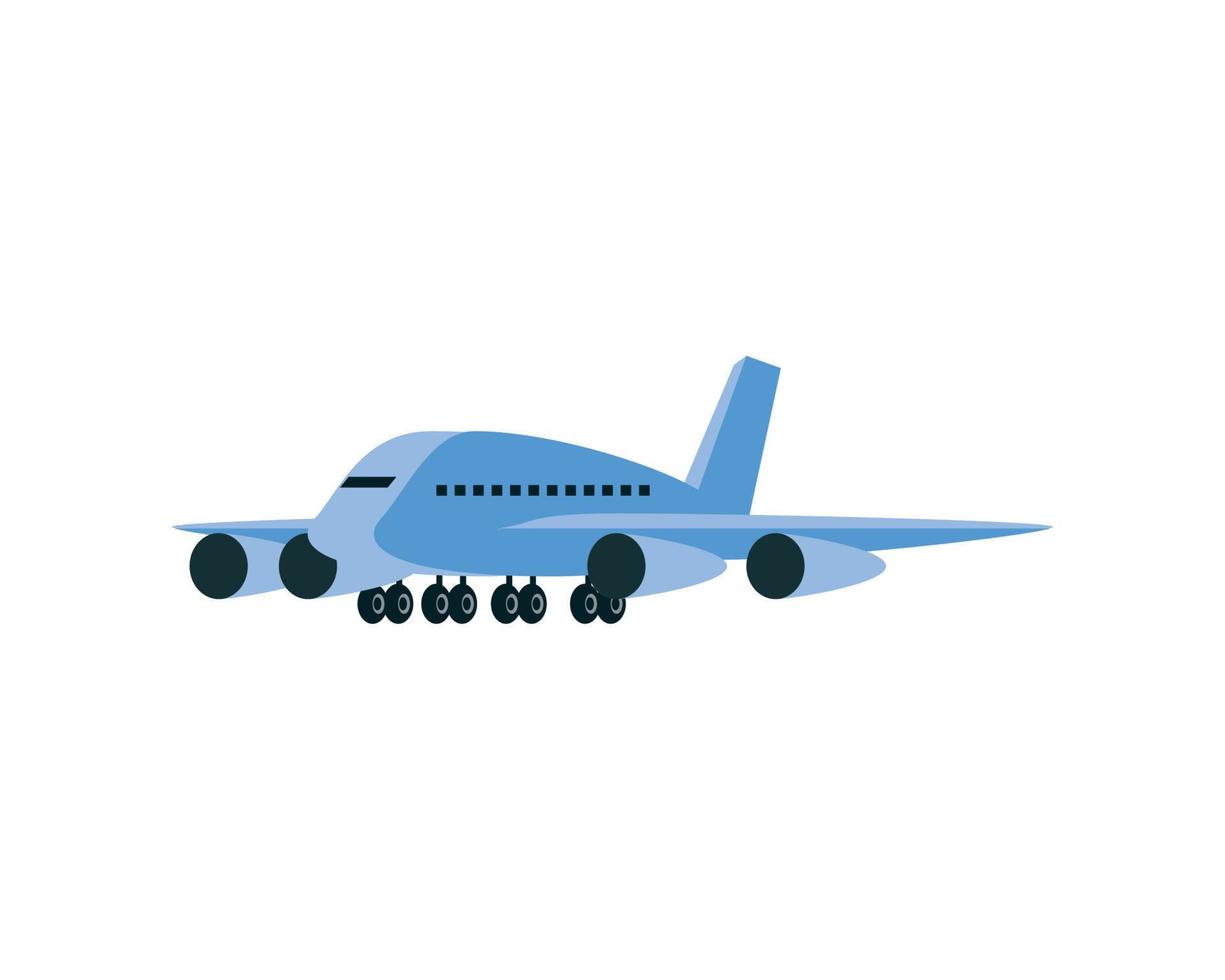 icono de transporte de avion vector