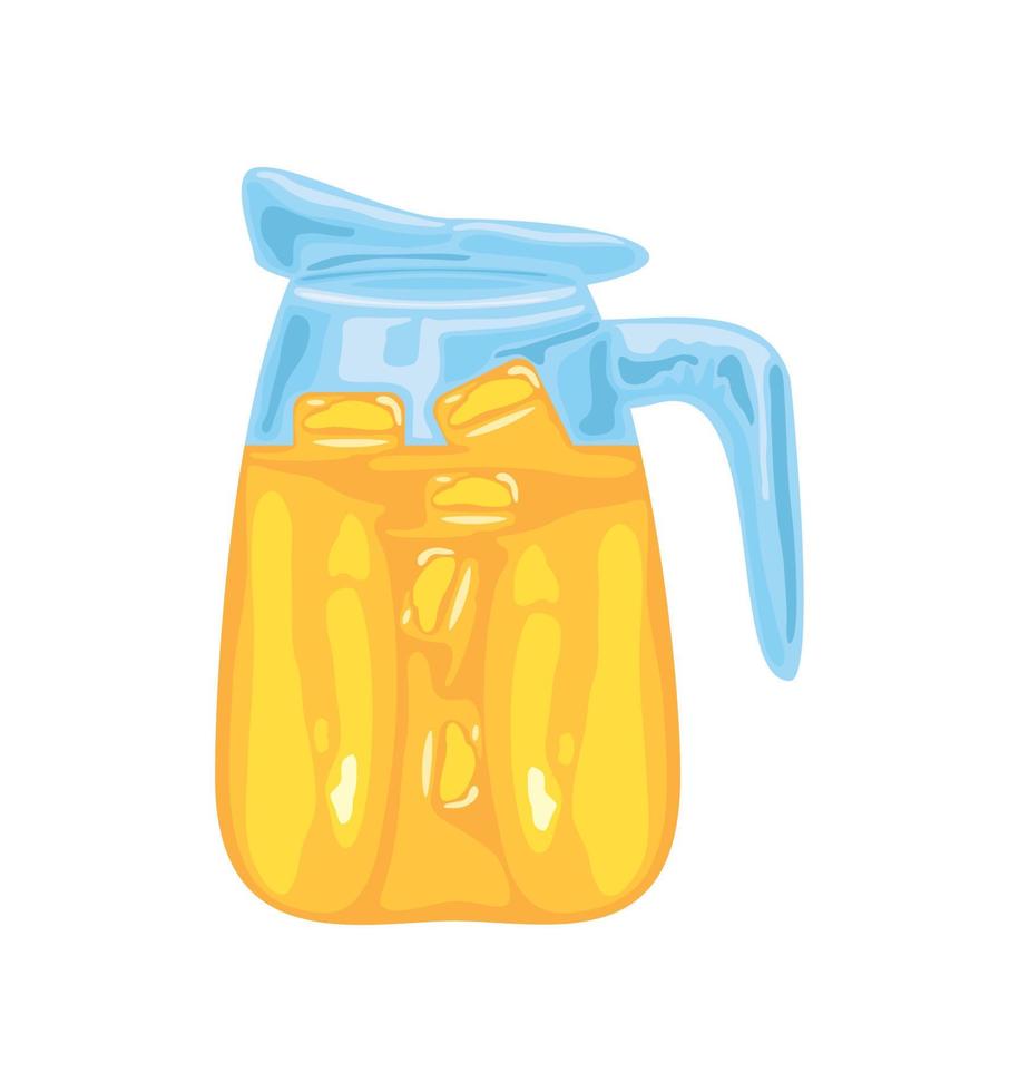 pitcher with beverage vector