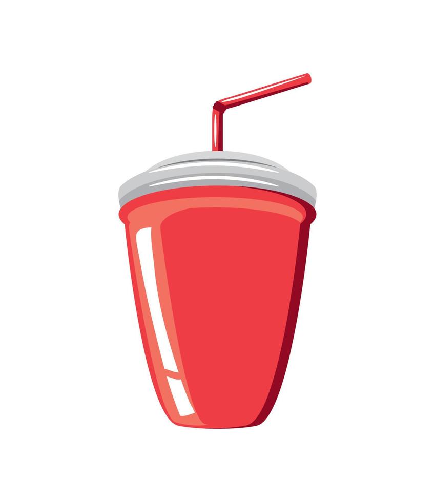 takeaway drink cup vector