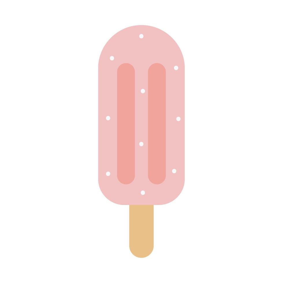 ice cream in stick vector