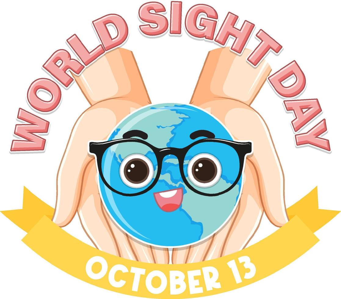 World Sight Day Poster Template vector