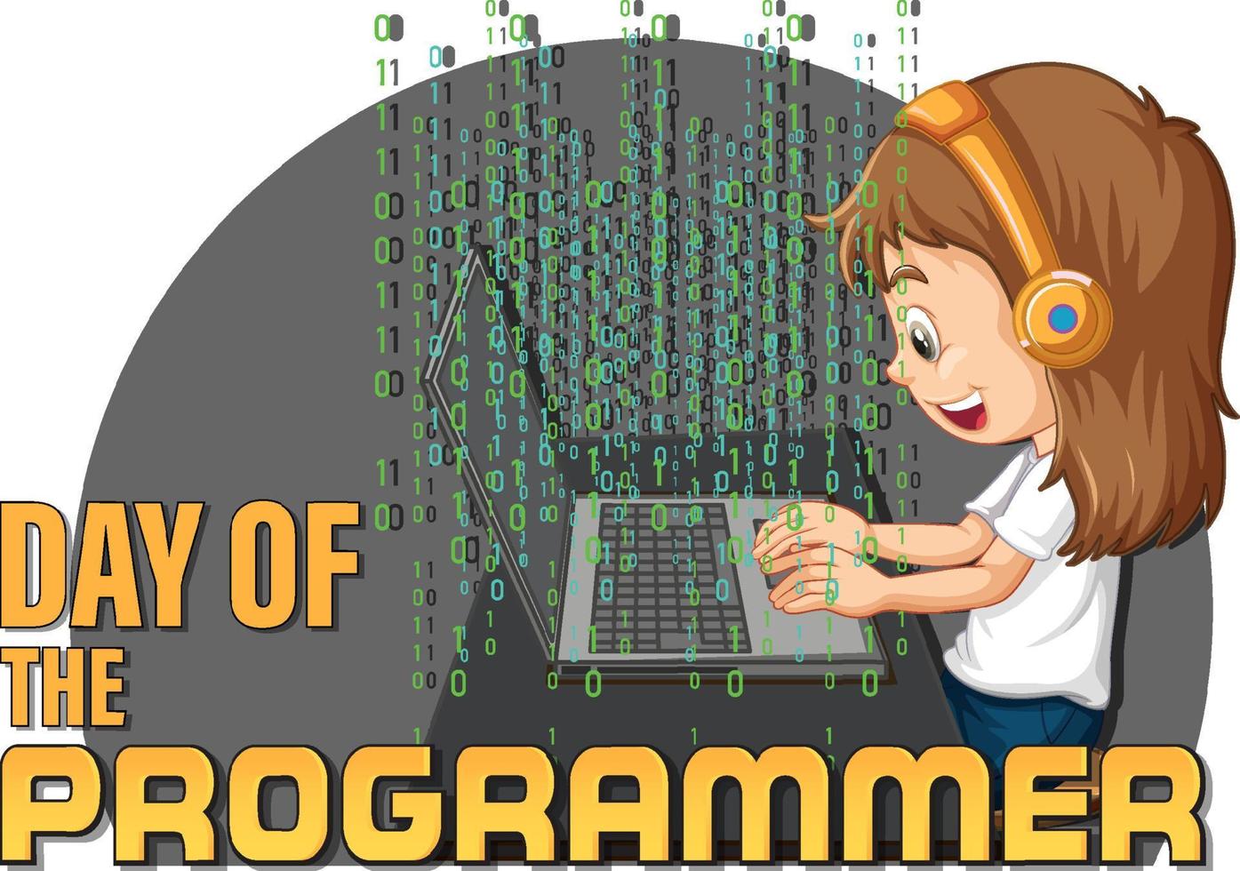 Programmers' Day Banner Design vector