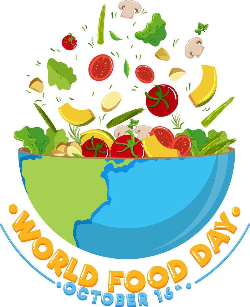 World Food Day Banner Design vector