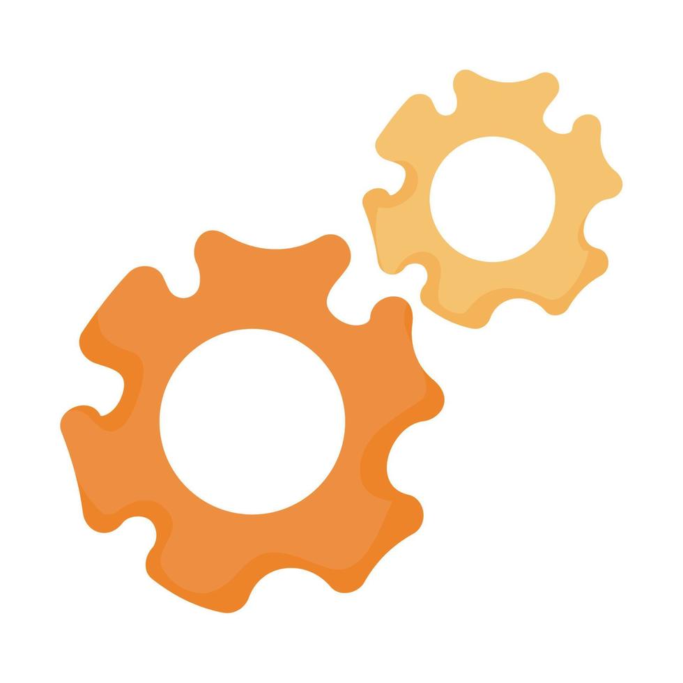 gears cogwheel icon vector