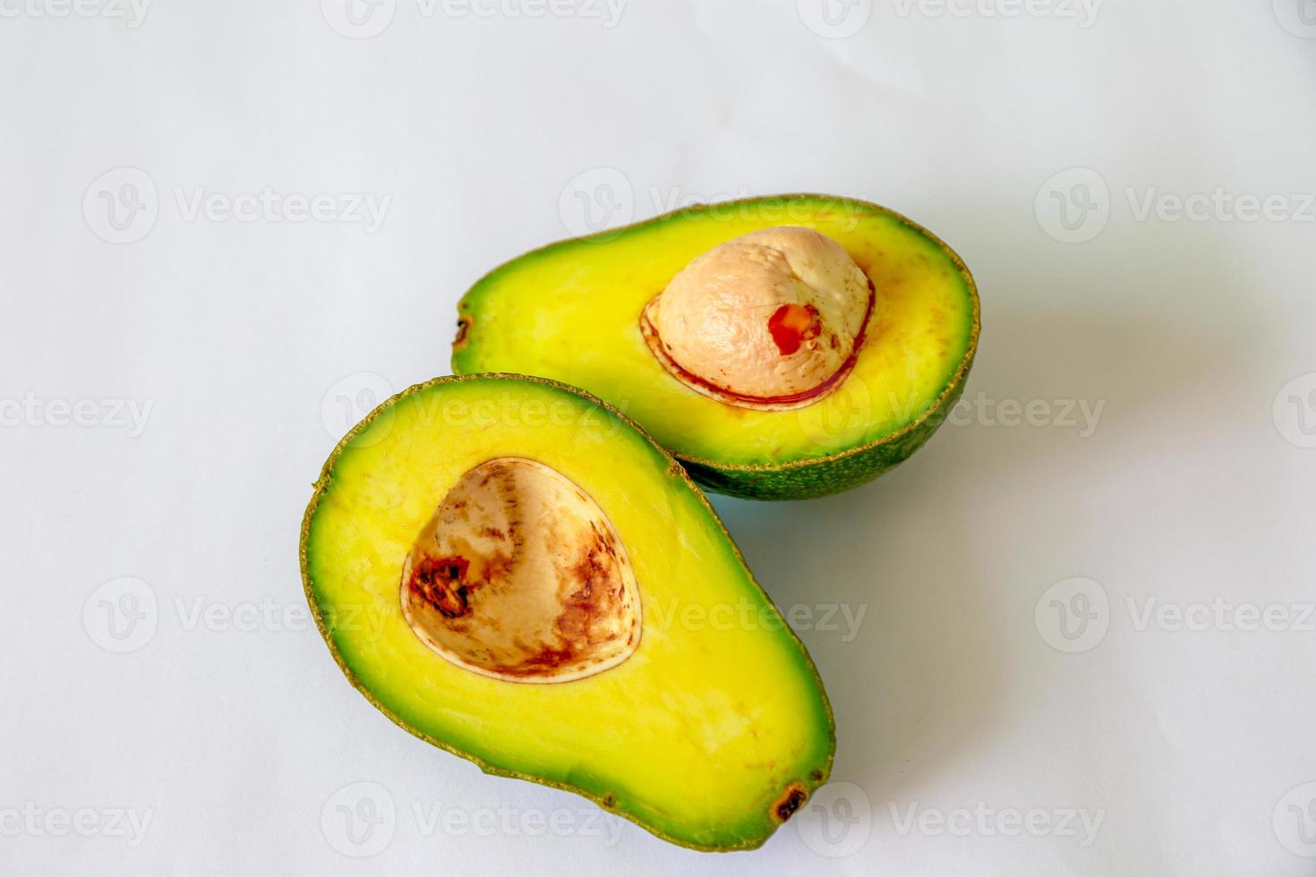 Slices of avocado. photo