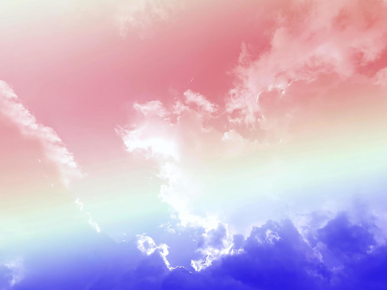 Sky and clouds. Background of pastel pattern texture. Artificial image for background work. photo