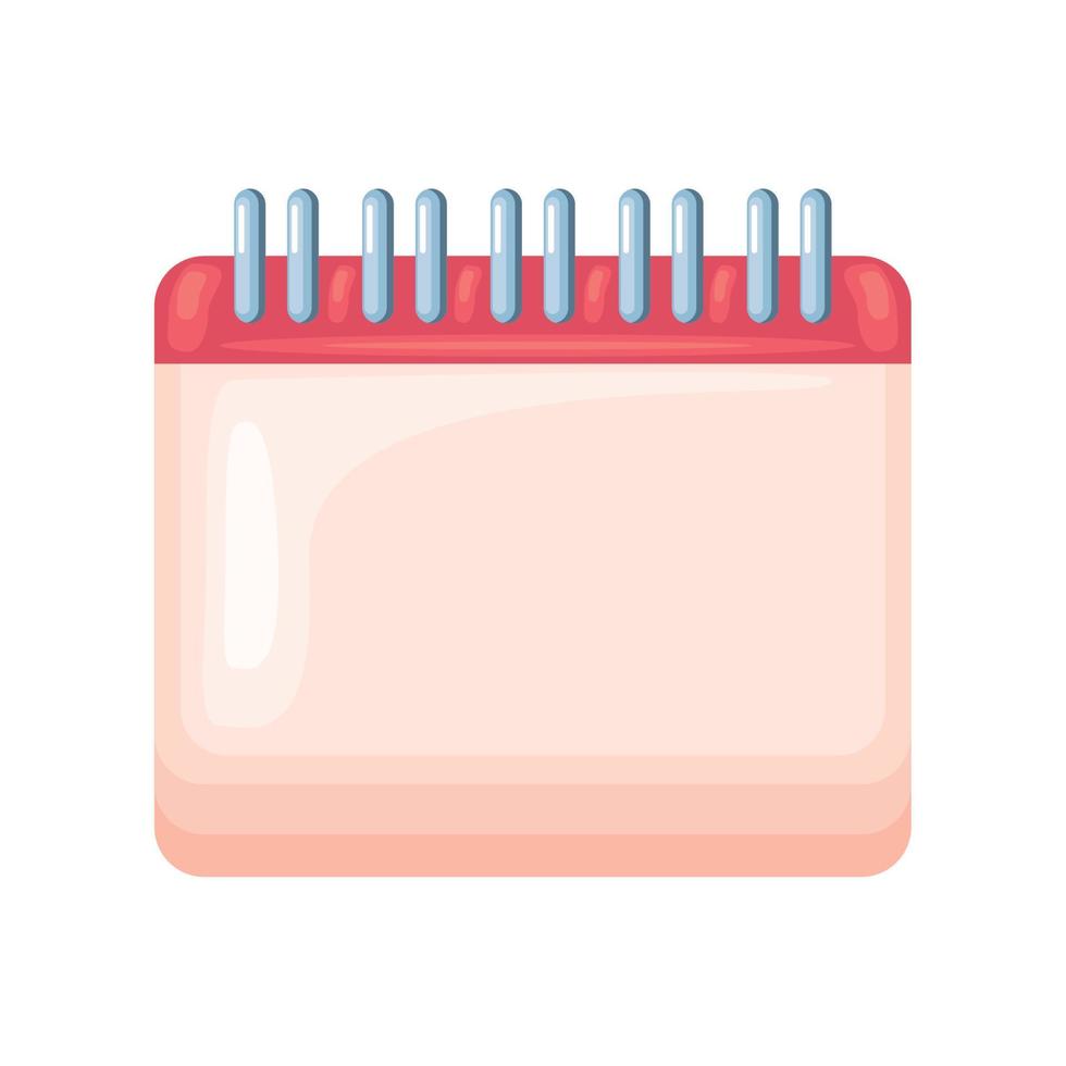 calendar cartoon icon vector