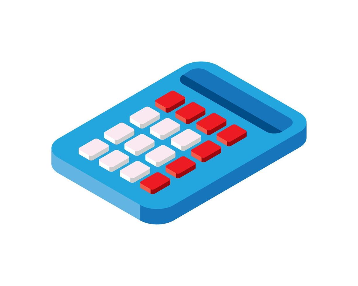 calculator school supply vector