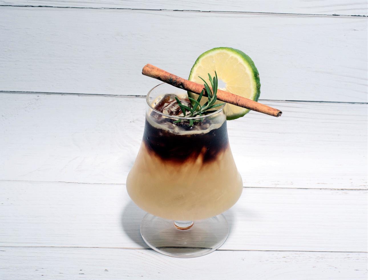 Coffee with yogurt photo