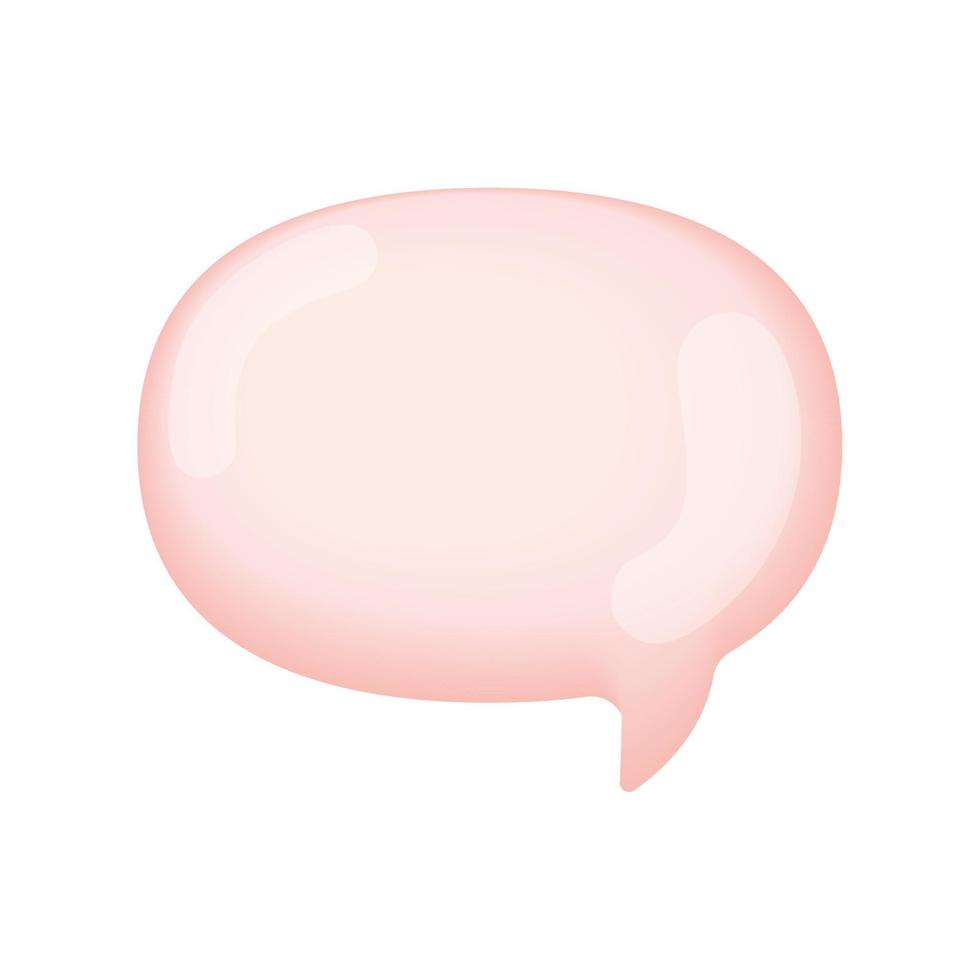 social media bubble vector