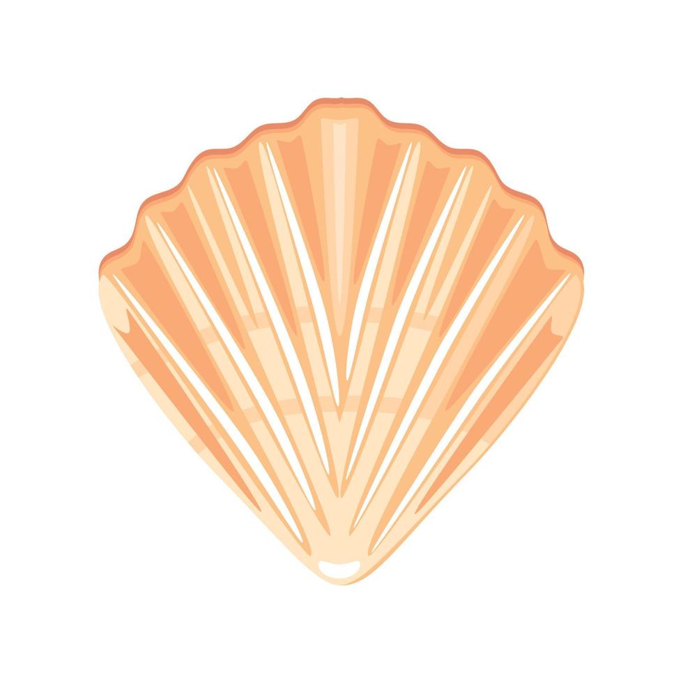 icono de vector de concha de mar