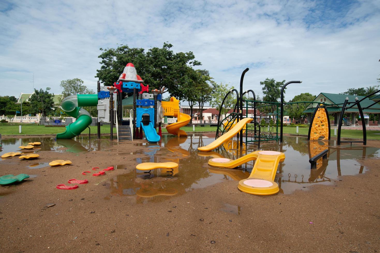 playground in the garden photo