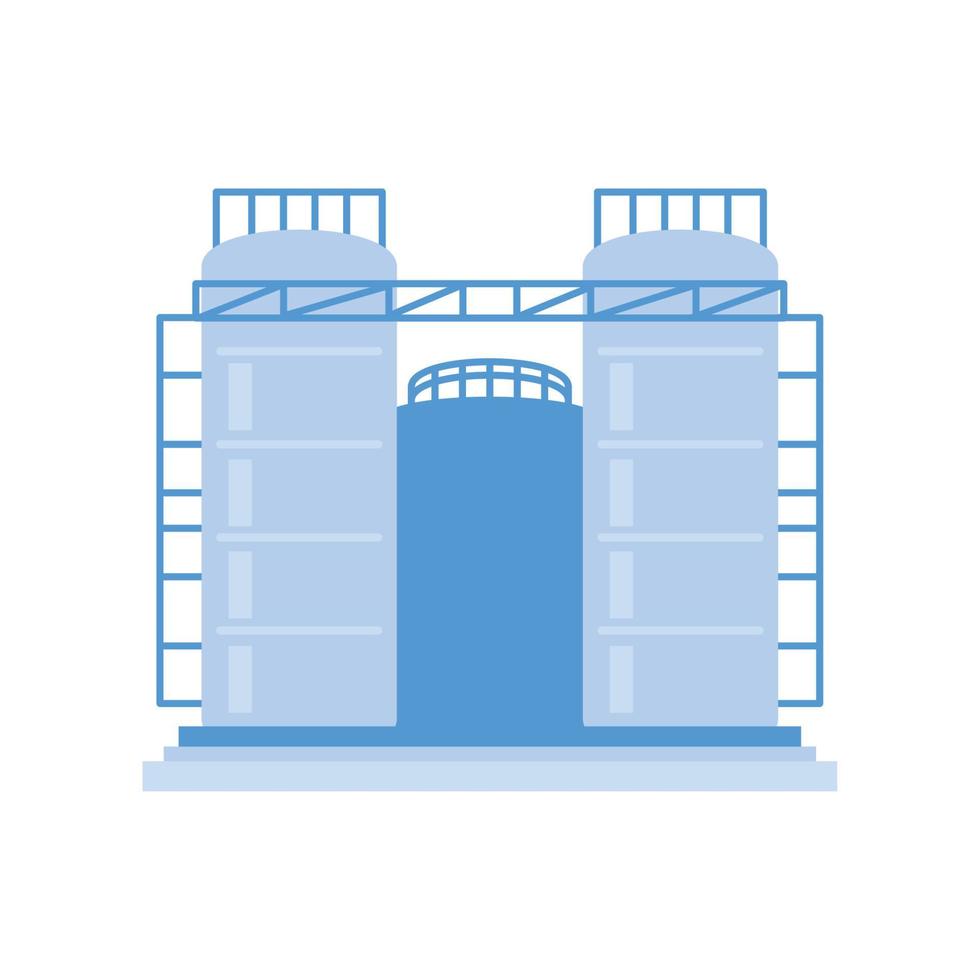 tanks for milk pasteurization vector