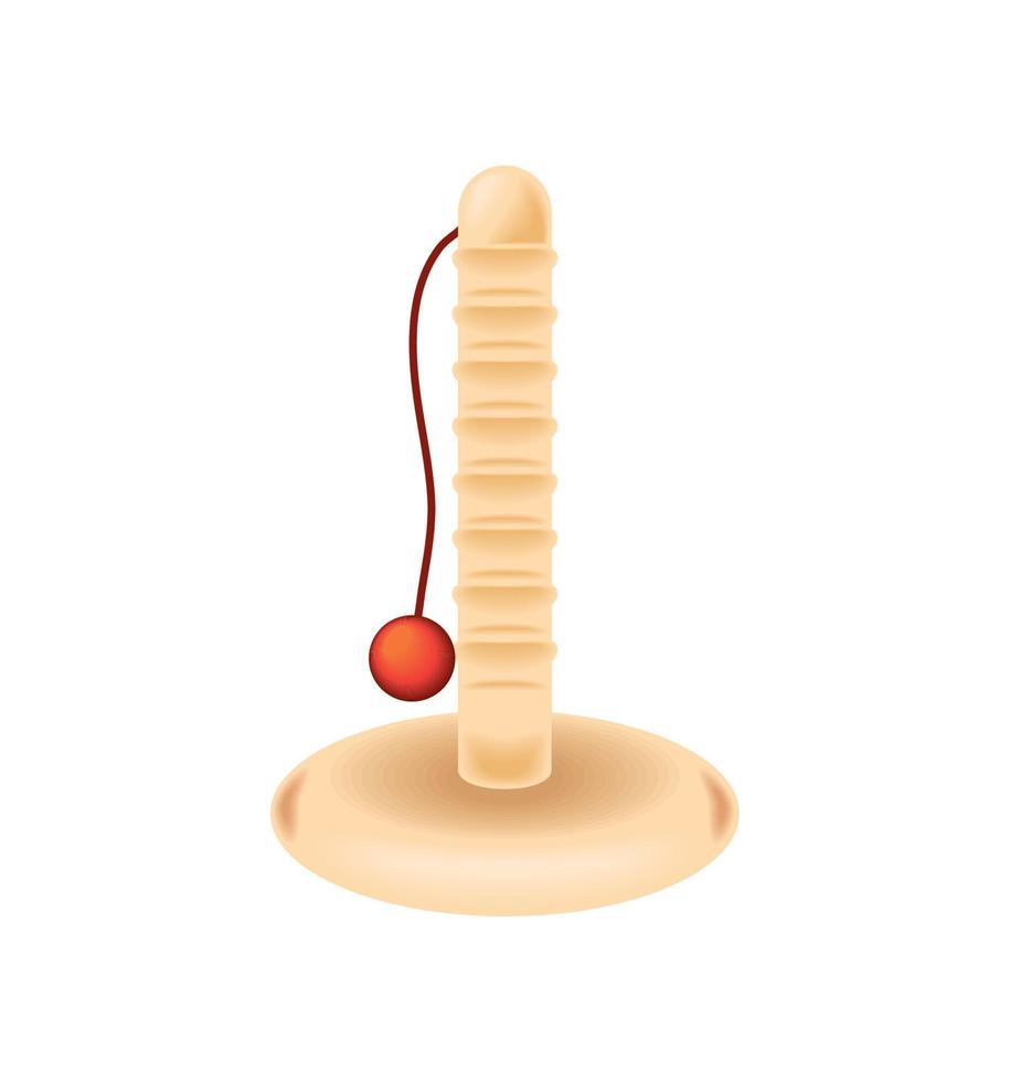 pet toy of cat vector