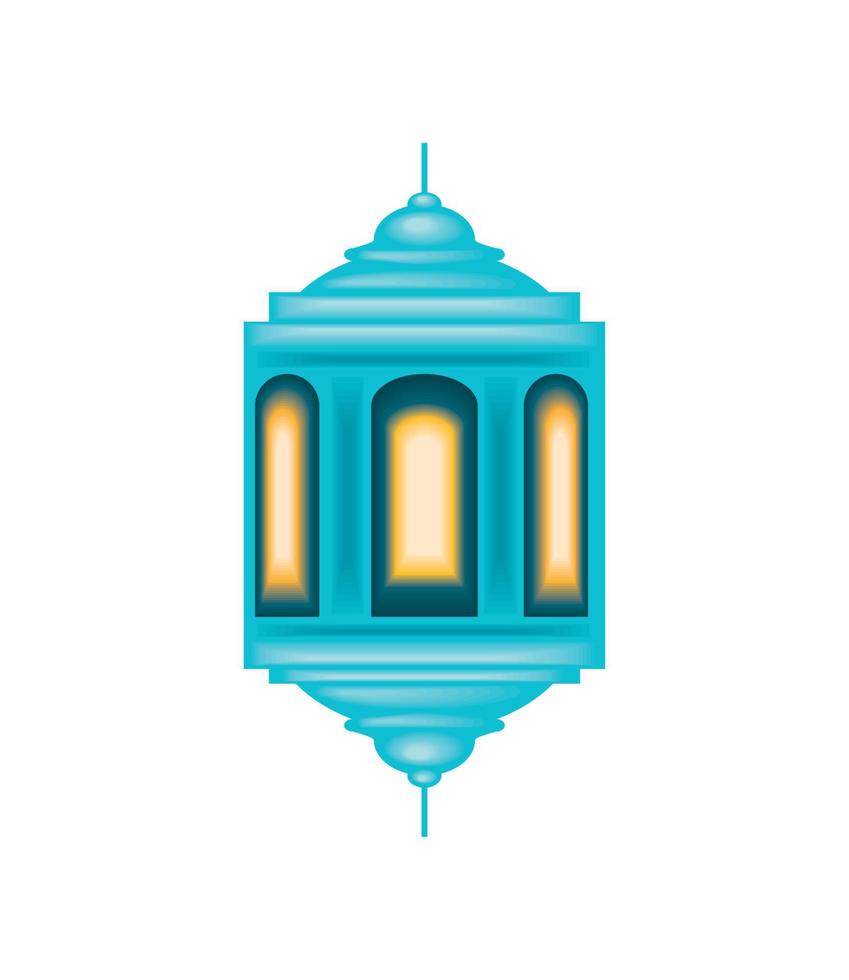 icono de lámpara árabe vector