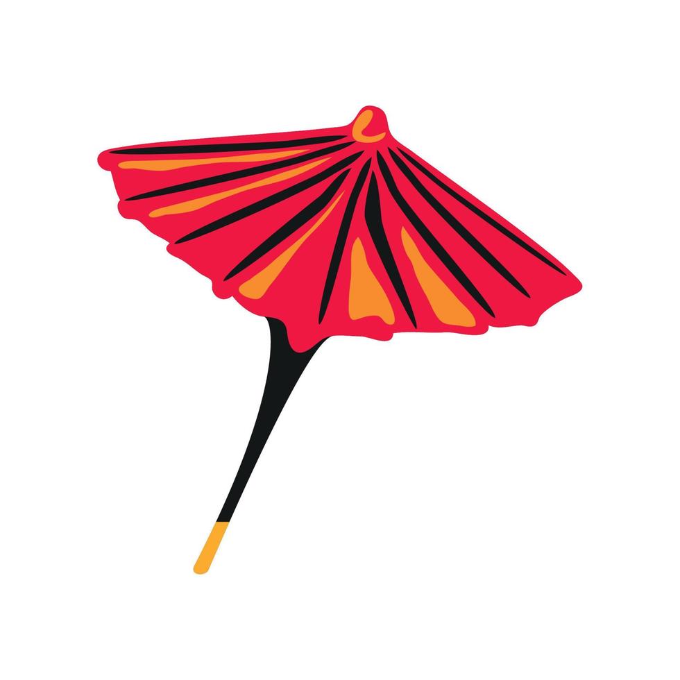 japanese umbrella accessory vector