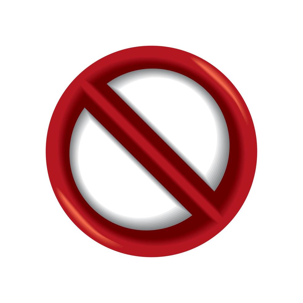 stop sign red vector