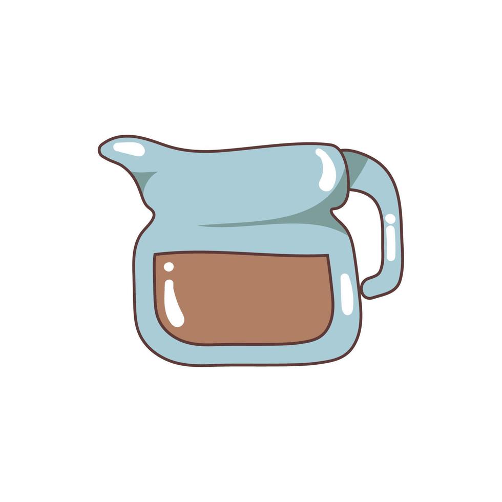 icono de cafetera vector