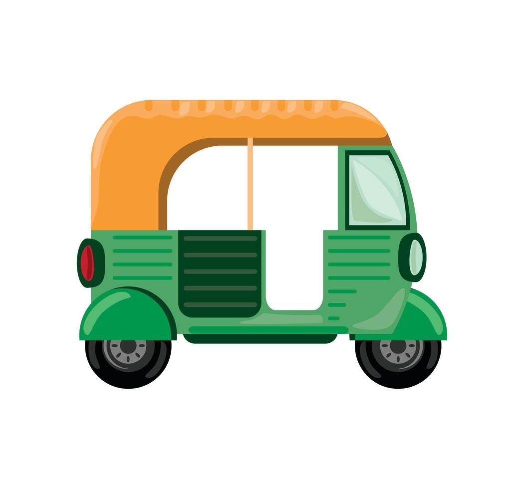 tuk tuk auto indio vector