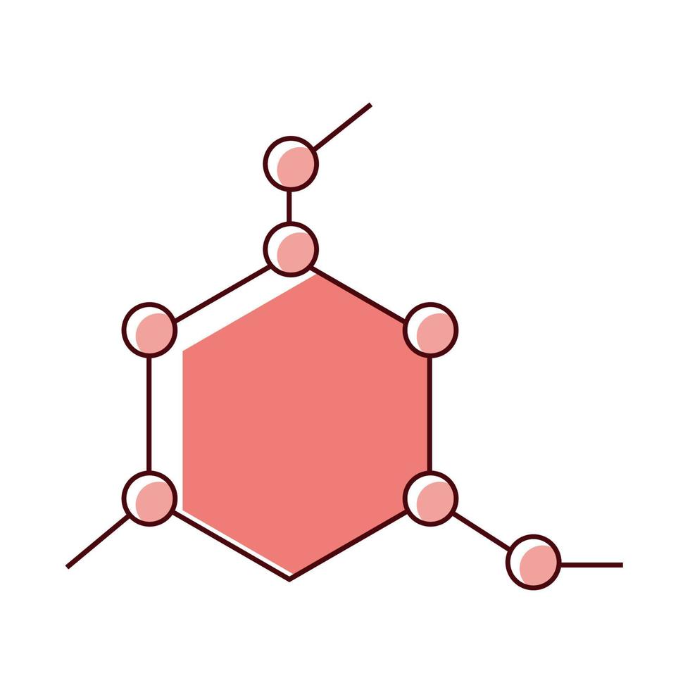 molécula ciencia biología vector