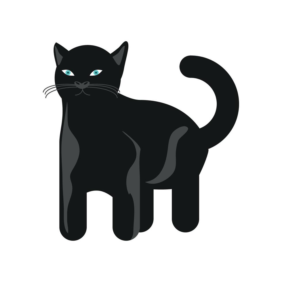 black cat feline 10421838 Vector Art at Vecteezy
