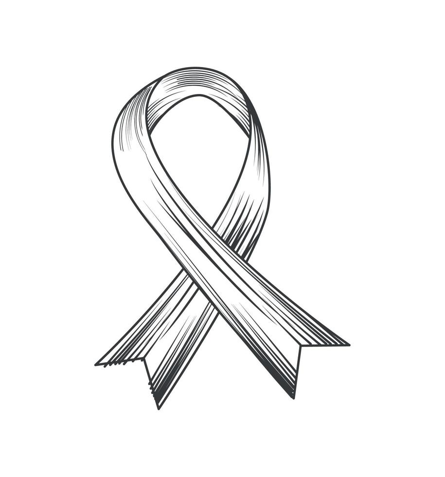 ribbon emblem sketch vector