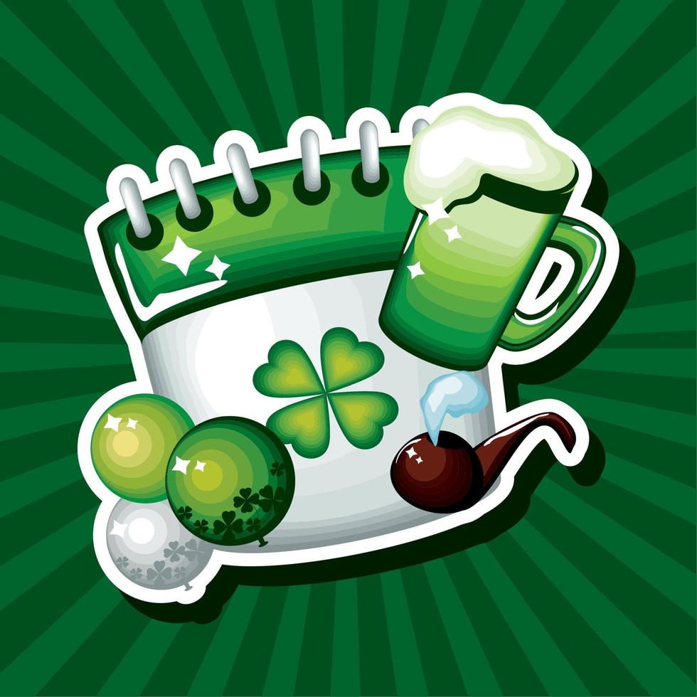 st patricks day irish vector
