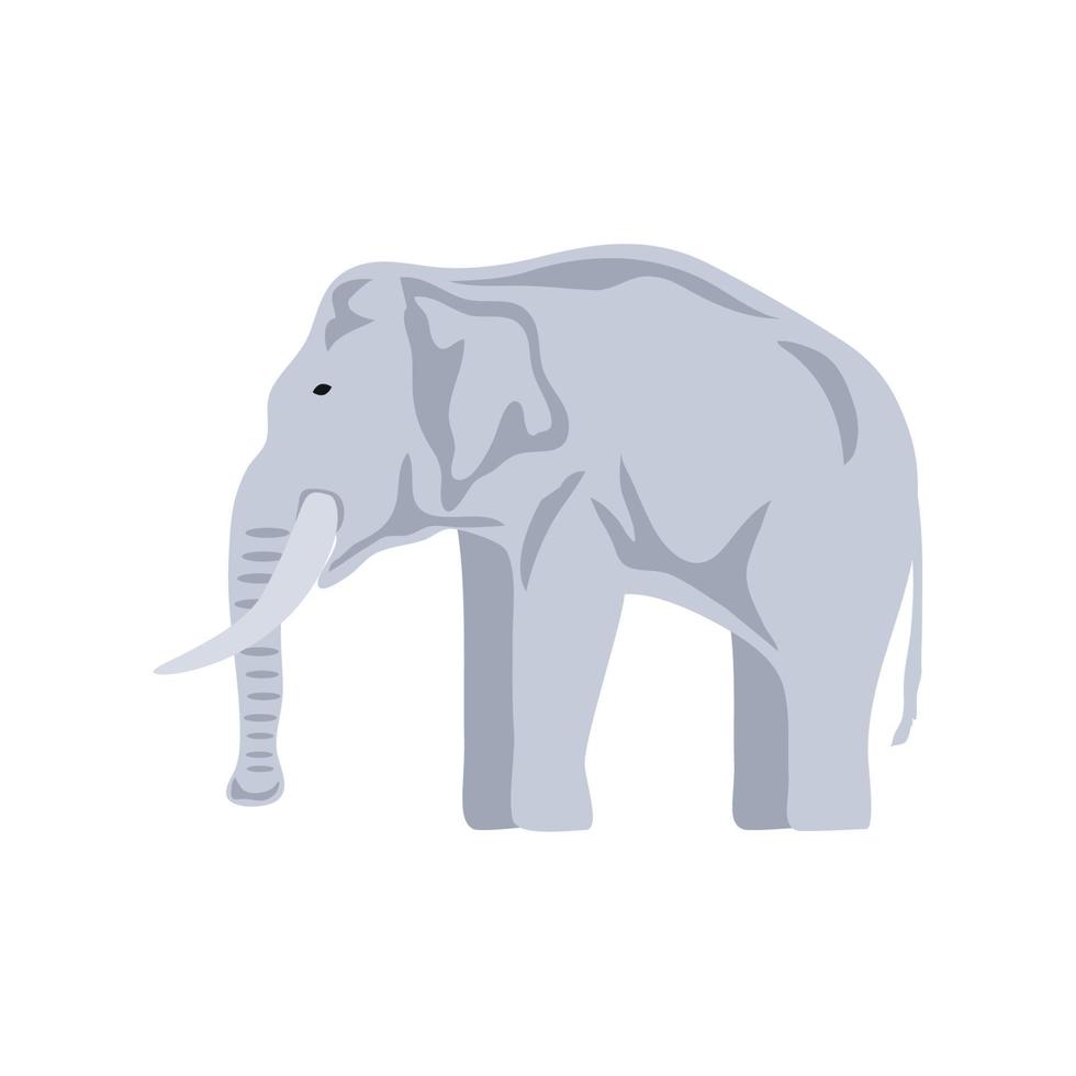 elephant animal icon vector