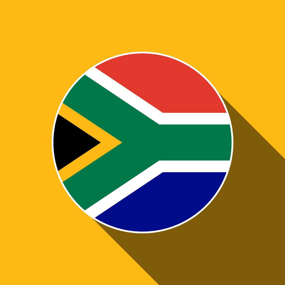 país sudáfrica. bandera de sudáfrica. ilustración vectorial vector