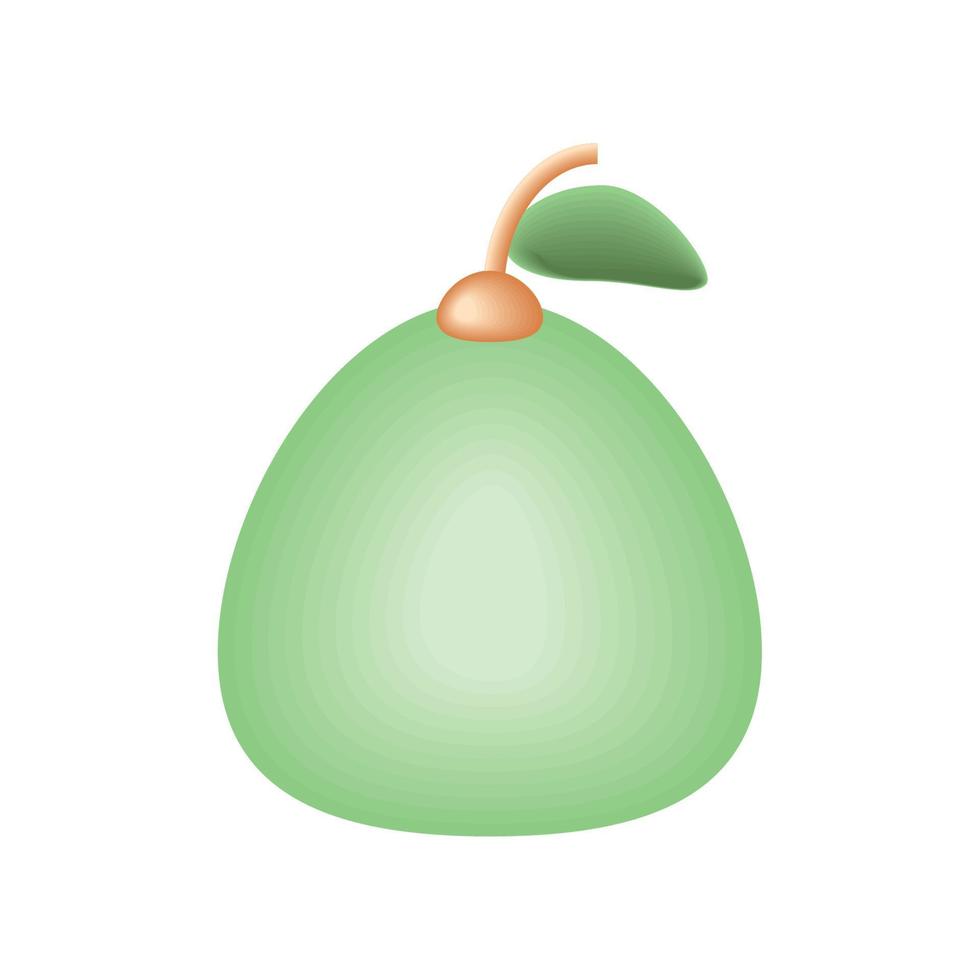 pear fruit icon vector