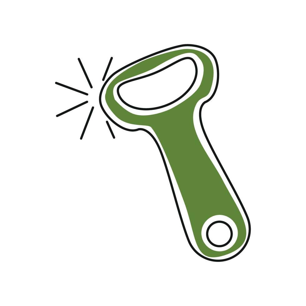 bottle opener icon vector