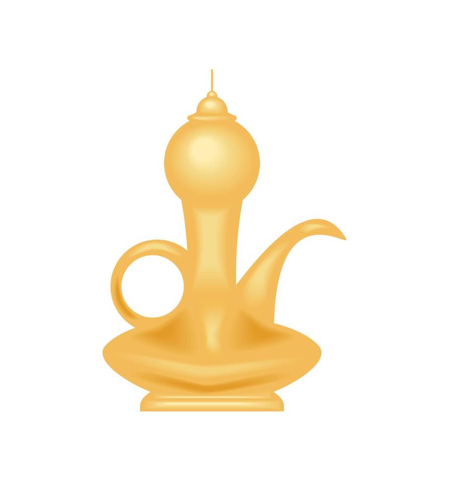 arab traditional kettle vector