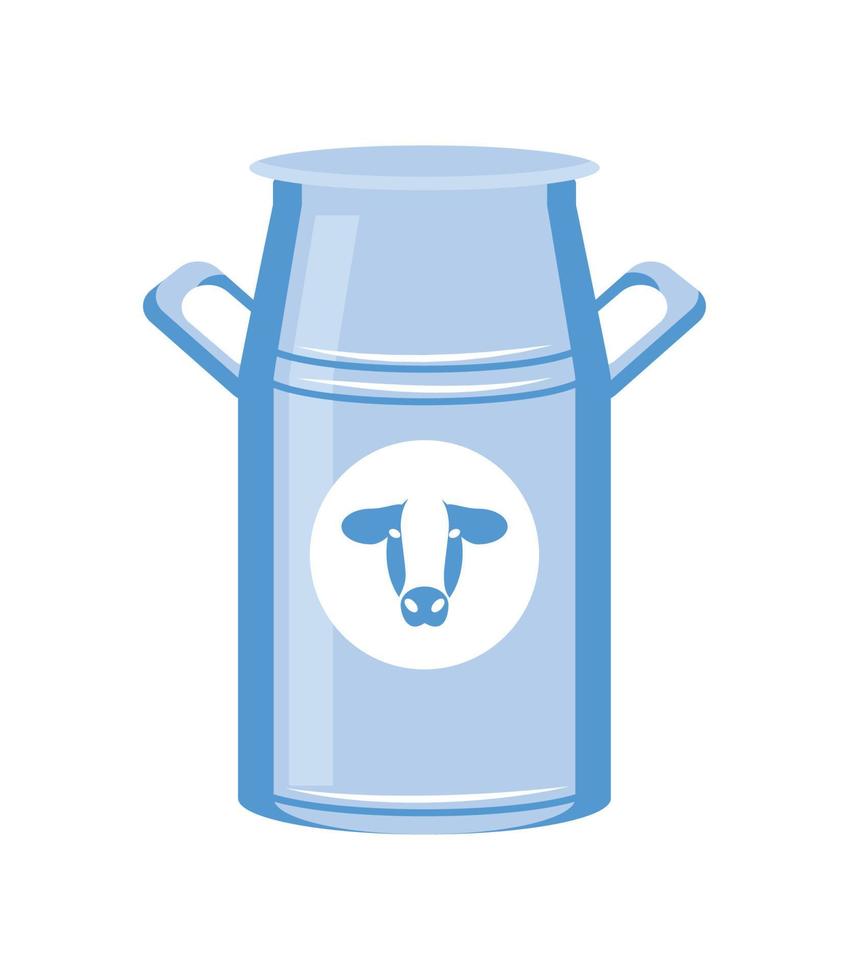 icono de lata de leche vector