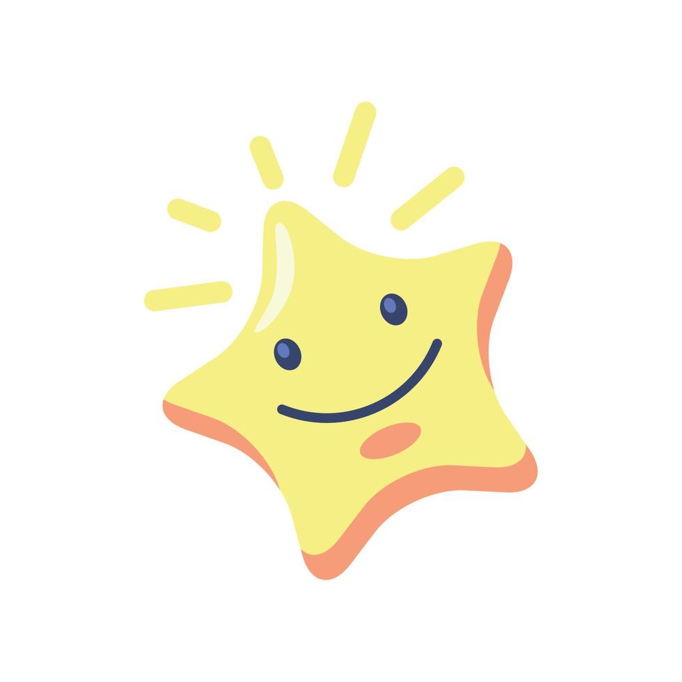 creativity star cartoon vector
