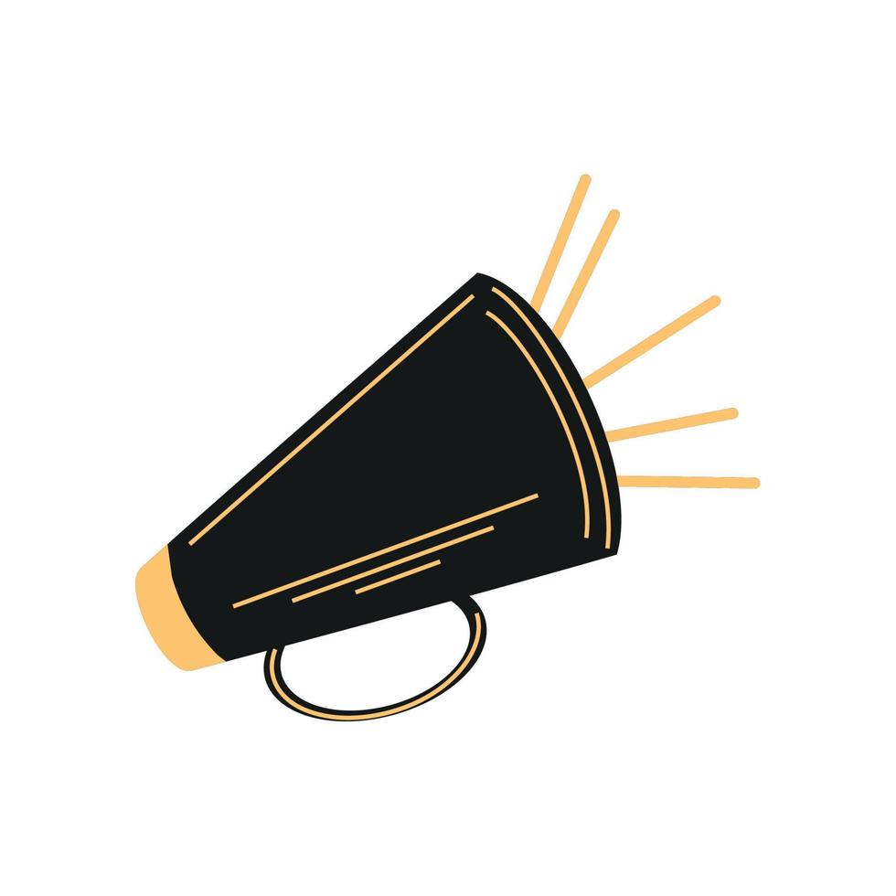 vintage megaphone icon vector