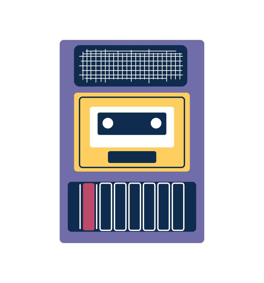 vintage audio device vector
