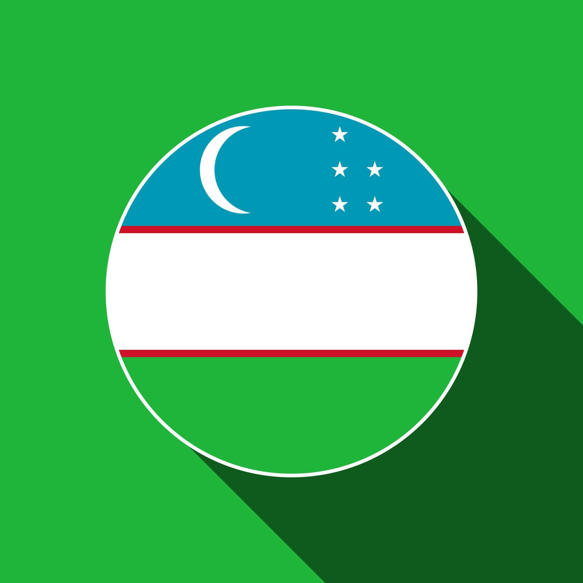 Country Uzbekistan. Uzbekistan flag. Vector illustration. 10422645