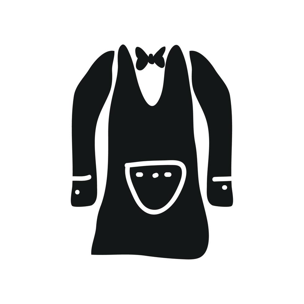 chef uniform icon vector