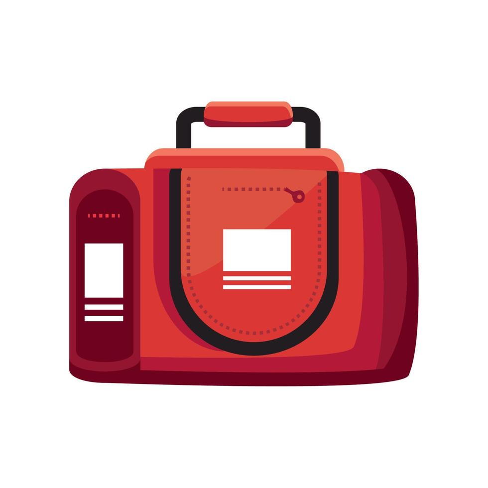 icono de kit de emergencia vector