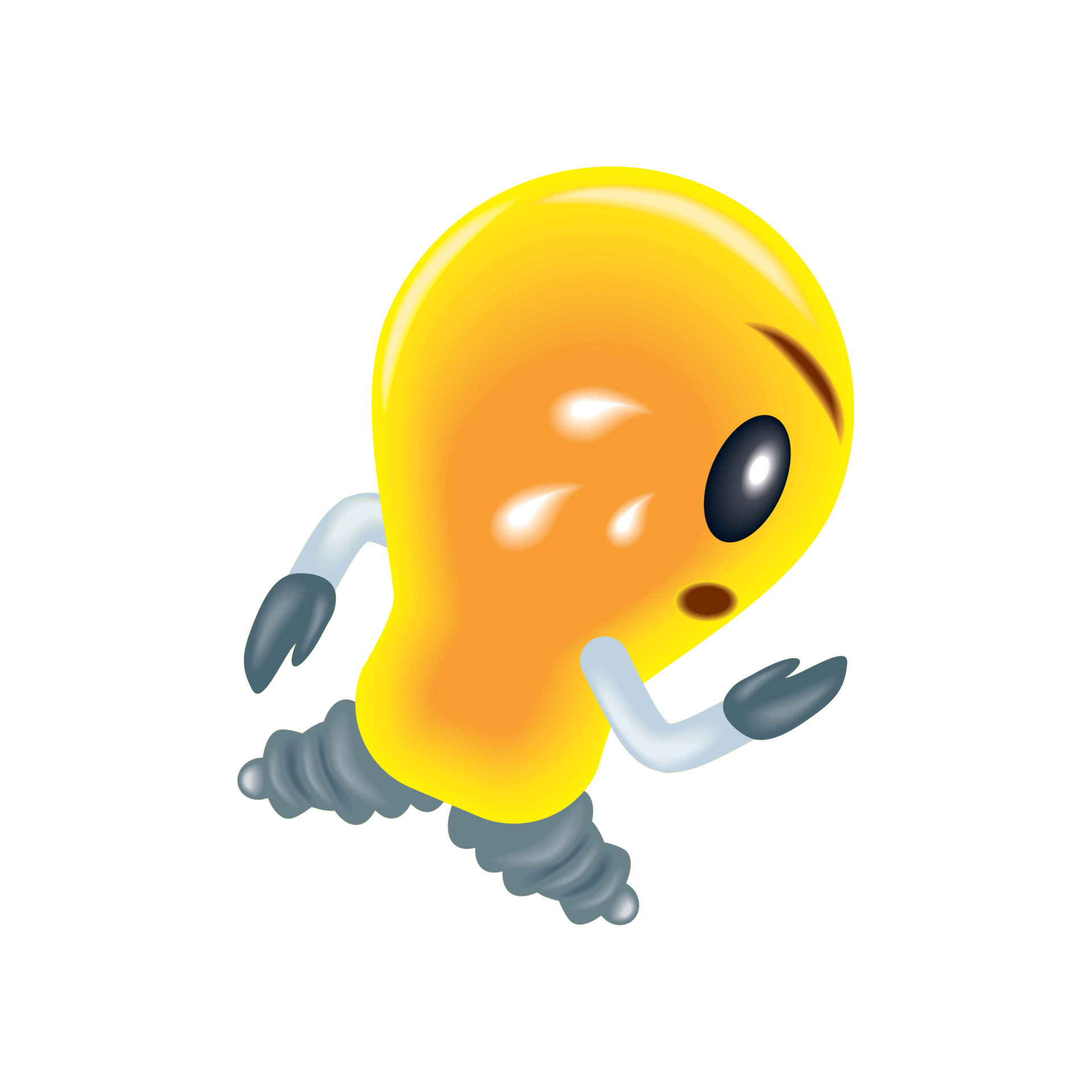 running light bulb 10422883 Vector Art at Vecteezy