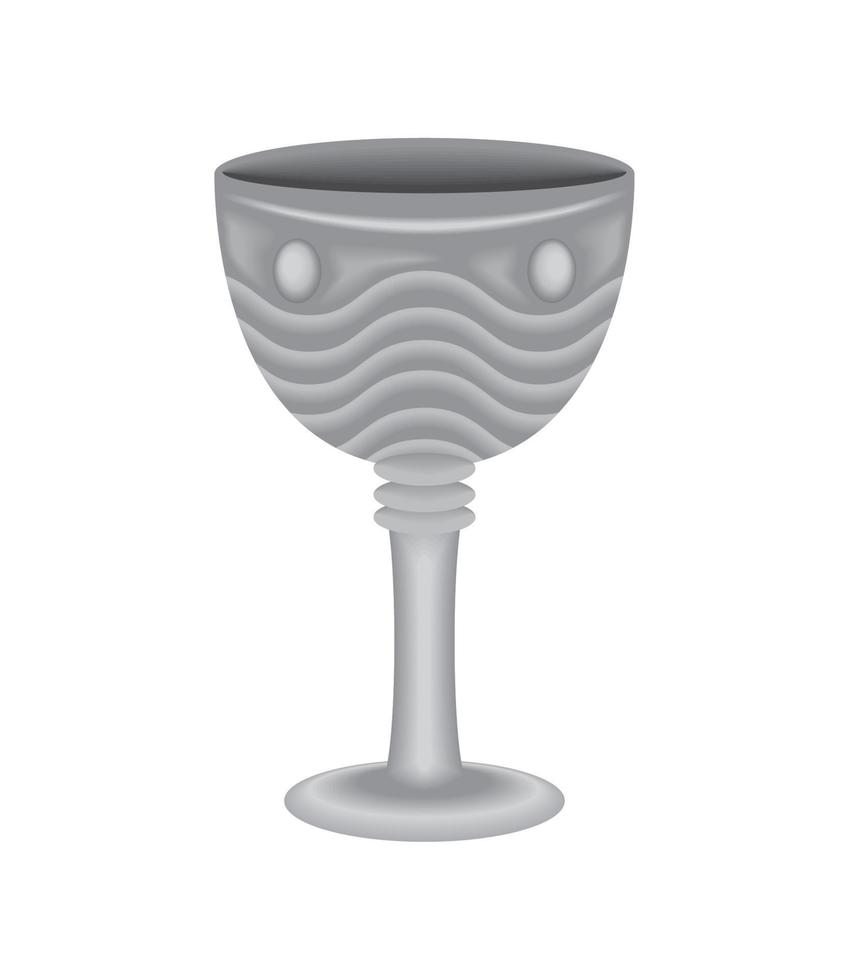 jewish sacred chalice vector