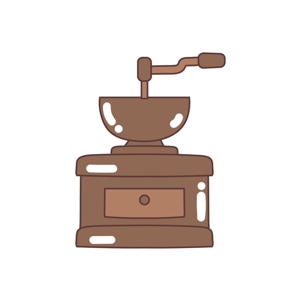 icono de molinillo de café vector