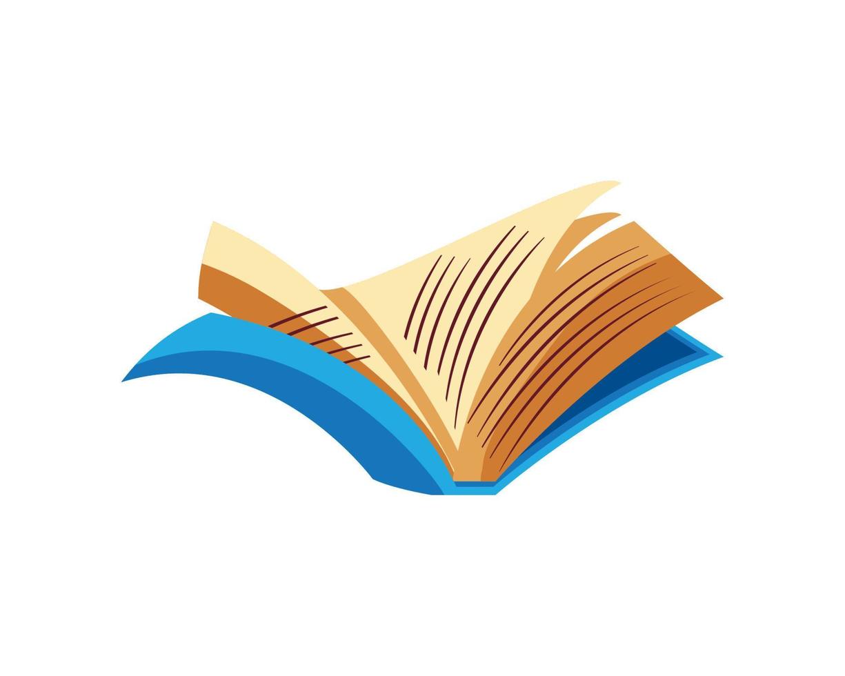 book page icon vector