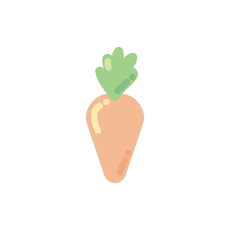 carrot food icon vector