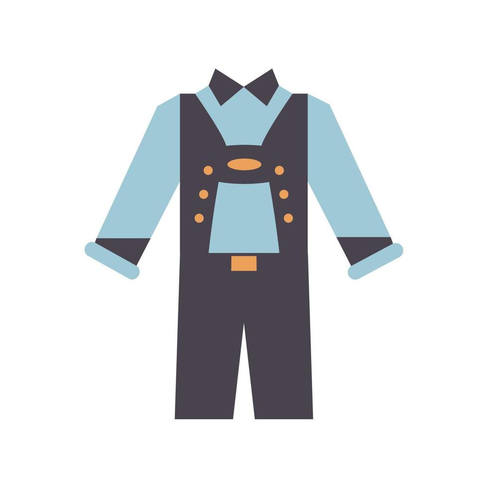 oktoberfest folk costume vector