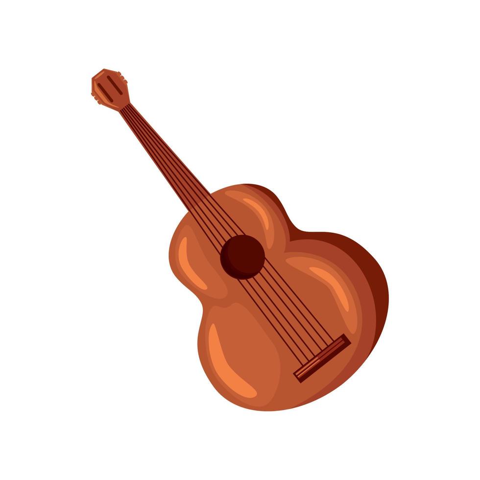 instrumento musical de guitarra vector