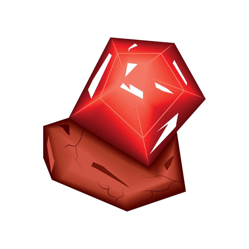 healing crystal esoteric vector