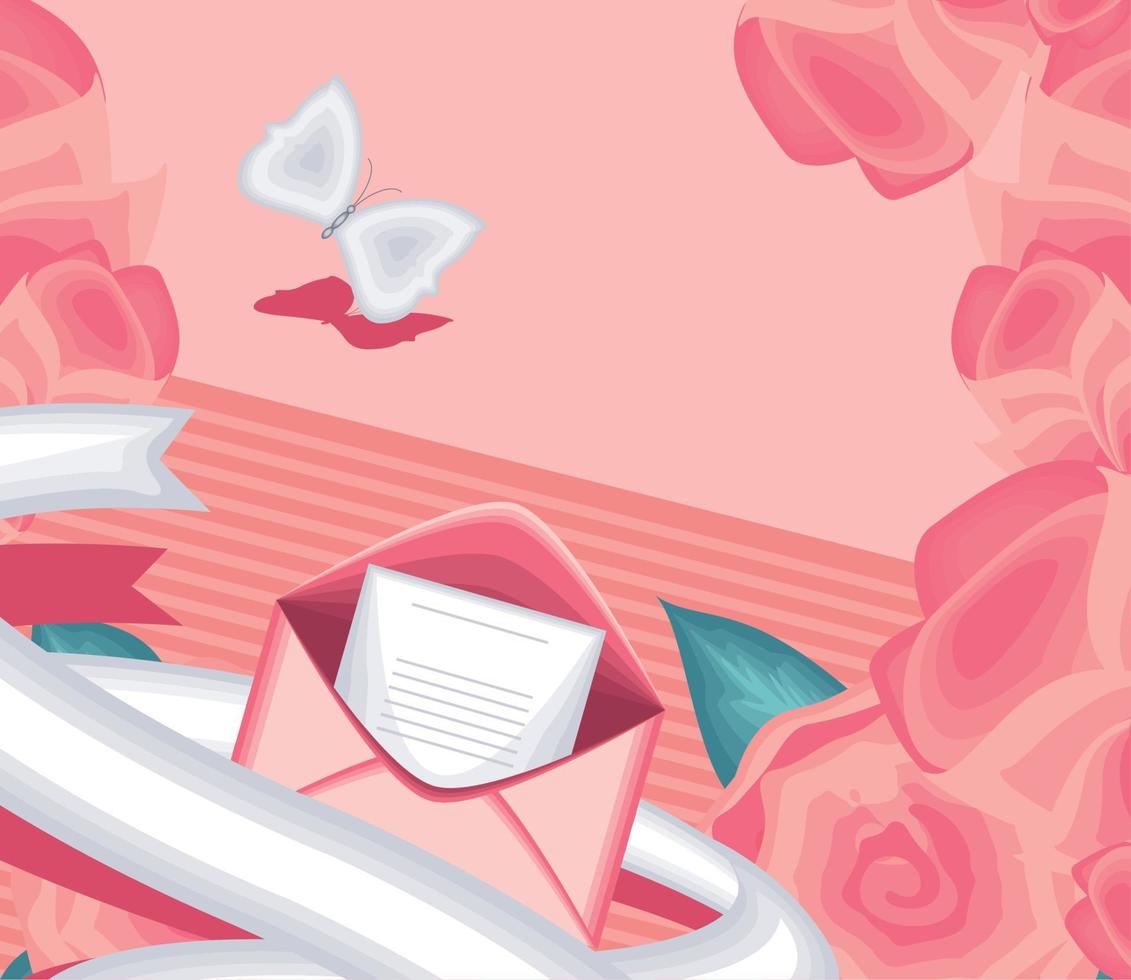womens day envelope vector
