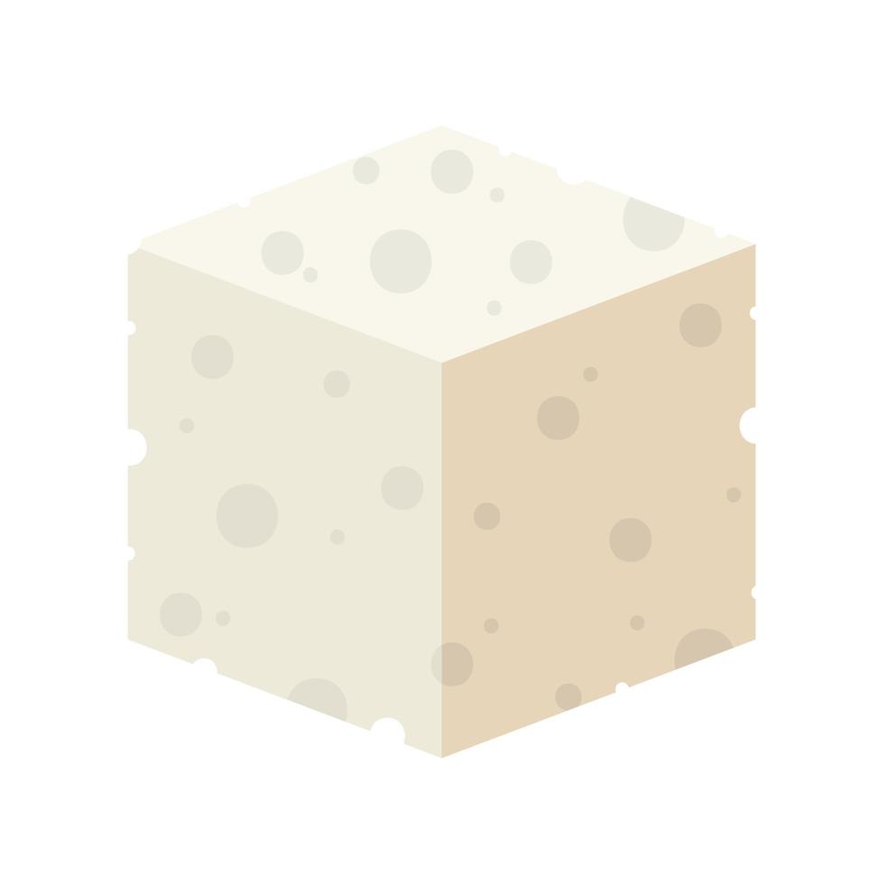 icono de queso fresco vector